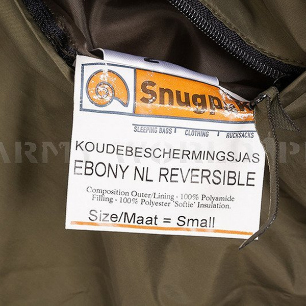 Kurtka Wojskowa Softie Dwustronna Snugpak Ebony Reversible Olive /Coyote Oryginał Demobil DB