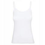 Women's Tank Top Camisole Comfort Cotton Brubeck White