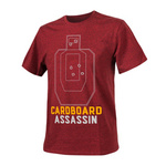 T-shirt Helikon-Tex Cardboard Assassin Melange Red (TS-CAS-CO-2501Z)