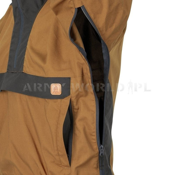 Kangaroo Anorak / Jacket WOODSMAN® Helikon-Tex Earth Brown / Black (KU-WDN-DC-0A01B)
