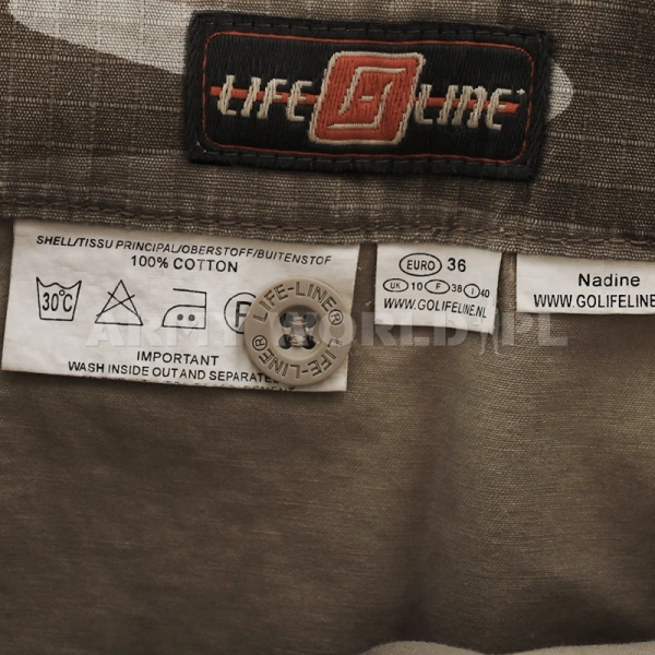 Spódnica Nadine Twill LifeLine Beige /Camo Powystawowa