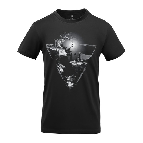 T-shirt Helikon-Tex Night Valley Czarny (TS-NVL-CO-01)
