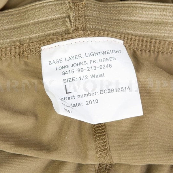 British Army Thermoactive Underpants Base Layer Lightweight Coyote Original Used