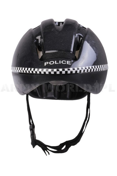 Protective Bicycle Helmet V9-C Police Black Used