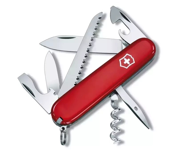 Victorinox Pocket Knife Camper 91 mm Red New