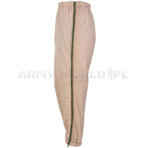 Spodnie Ocieplane Brytyjskie Softie Arctic Thermal Dwustronne Olive / Kremowe Oryginał Demobil II Gatunek 