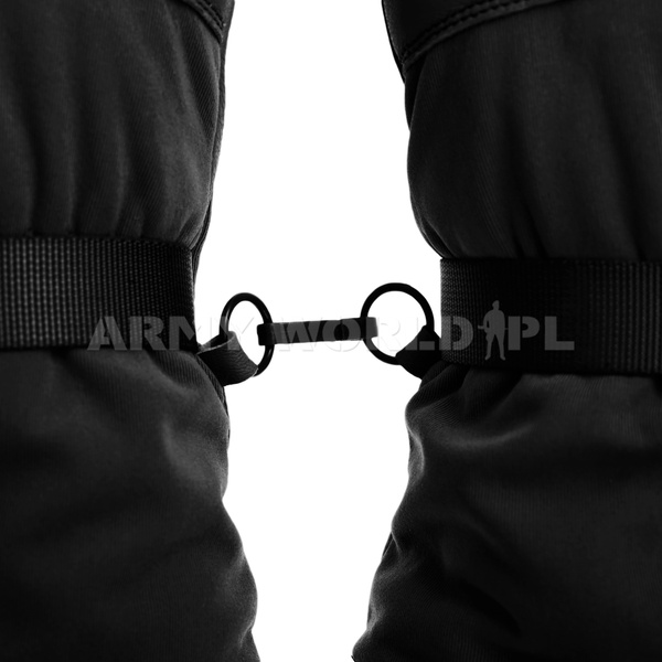 Rękawice Wojskowe Holenderskie KPU Czarne Oryginał Nowe