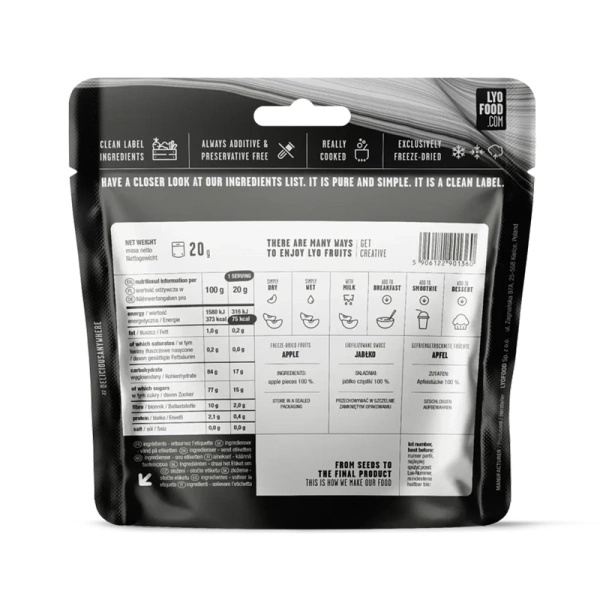 Liofilizowane Jabłko LYOFOOD 20 g