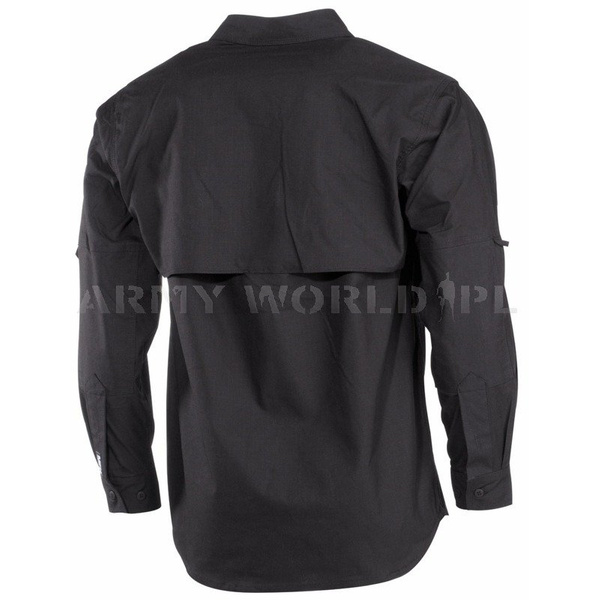 Long Sleeve Tactical Shirt Strike \MFH Black New