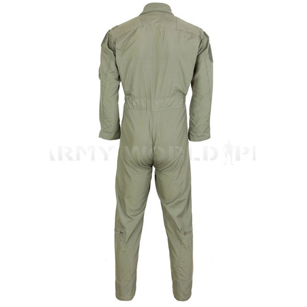 Military Coveralls Flame-Resistant Nomex US ARMY CWU-27/P Olive Surplus Used