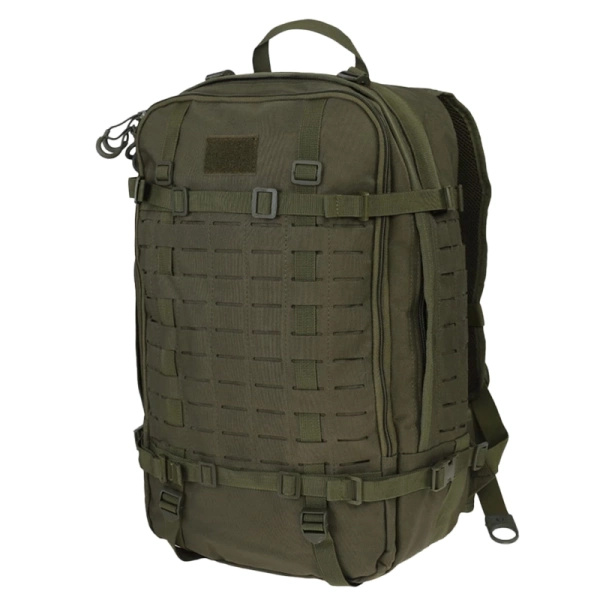 Plecak Taktyczny Wojskowy DEFENDER LASER CUT 45 Litrów Dominator Ranger Green