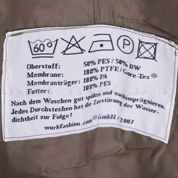 Kurtka Wodoodporna Wojskowa Austriacka Gore-Tex Model M65 Olive Oryginał Demobil DB