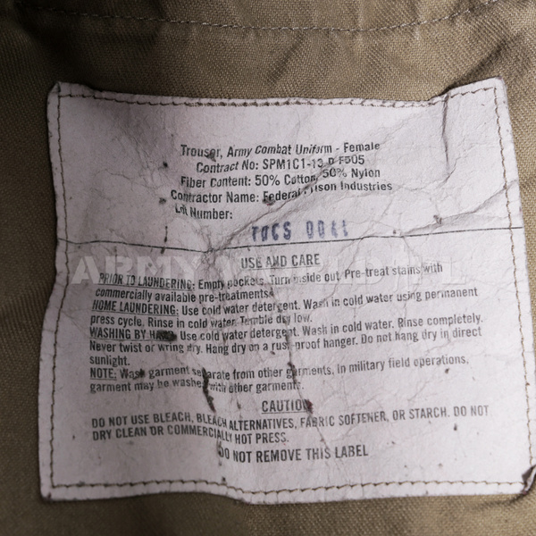 Spodnie Damskie Wojskowe Combat Insect Repellent Apparel Multicam Oryginał Demobil DB