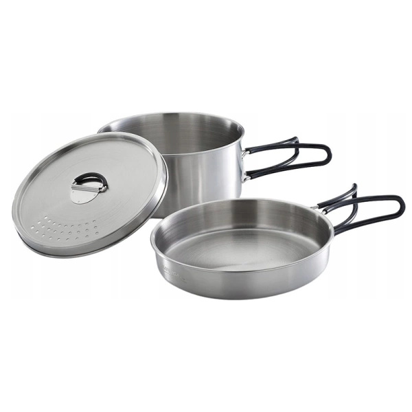 Zestaw Naczyń Coleman Stainless Steel Trekking Kit