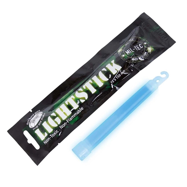 Światło Chemiczne 15 x 150 mm Lightstick Mil-tec Niebieskie (14940003)