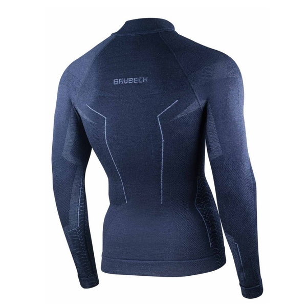 Bluza Męska Extreme MERINO Brubeck Granatowa (LS1610)