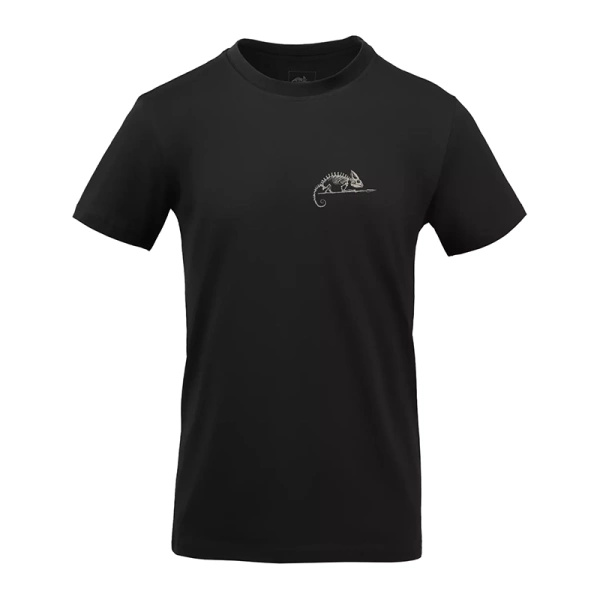 T-Shirt Logo Helikon-Tex Czarny (TS-HTL-CO-01)