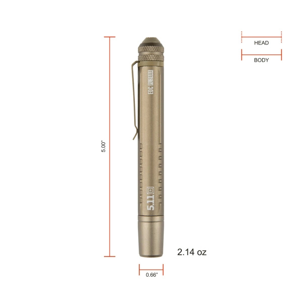 Latarka Ręczna EDC PL 2AAA 5.11 Sandstone (53380)