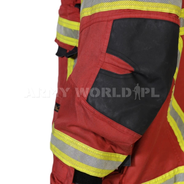 Kurtka Strażacka Wojskowa Lion Apparel M2 Czerwona Oryginał Demobil BDB