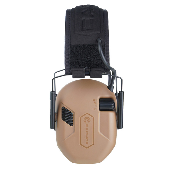 Ochronniki Słuchu Aktywne M300A Earmor Coyote Brown (M300A-CB)