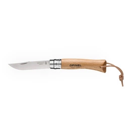Nóż Składany OPINEL INOX N°7 Adventure Z Rzemieniem Natural
