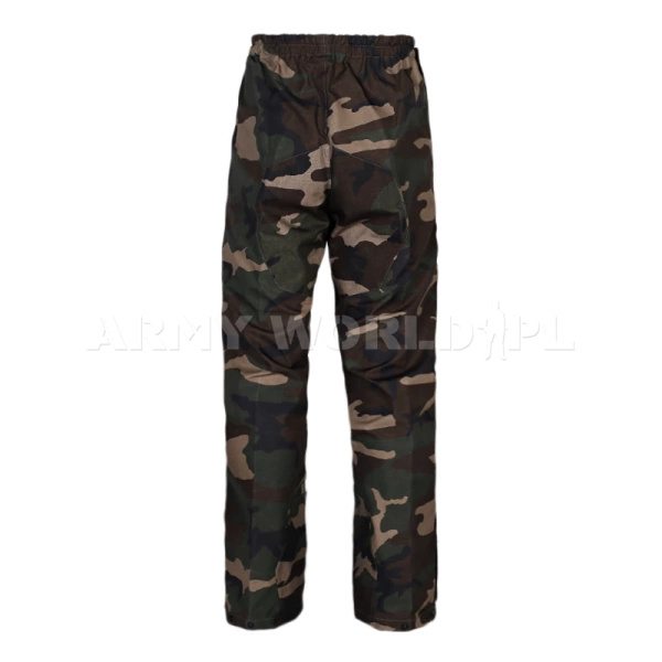 Spodnie Wodoodporne Holenderskie PWG Woodland Oryginał Nowe