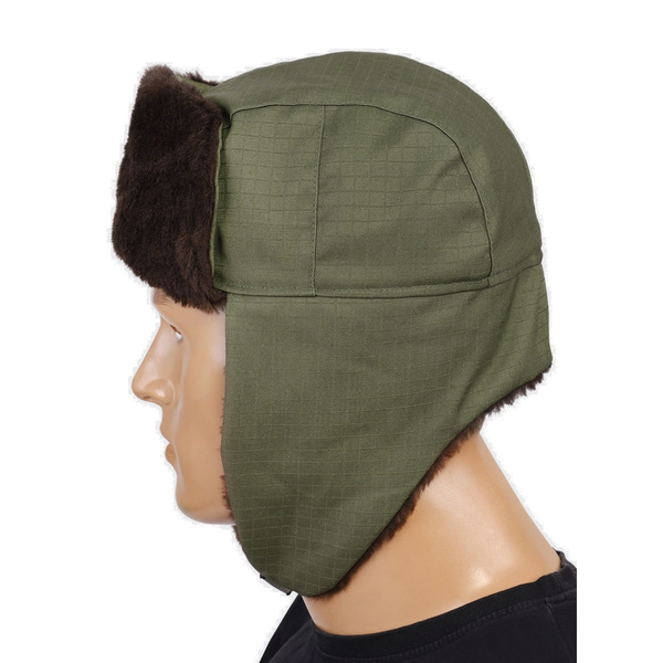 Czapka Uszatka Zimowa Dominator Olive