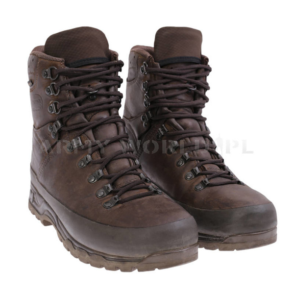 Buty Wojskowe Górskie Meindl 3546-10 Skórzane Brązowe Oryginał Demobil BDB
