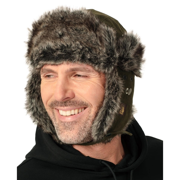Czapka Uszatka Pirx Tagart Olive 