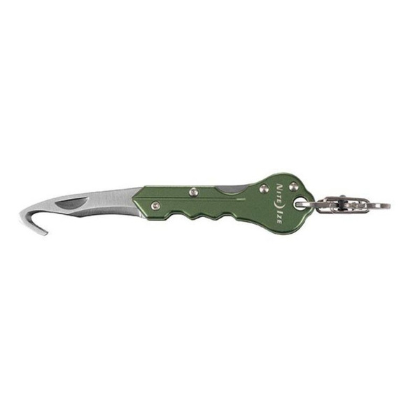 Brelok z Nożem Składanym DoohicKey Key Hook Knife Nite Ize Olive (KMTC-08-R7)