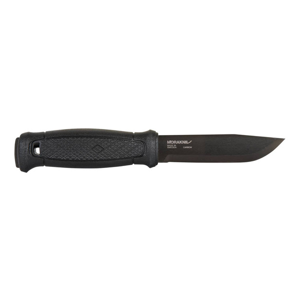 Nóż Morakniv® Garberg Black C Ze Skórzaną Pochwą Carbon Steel Czarny 