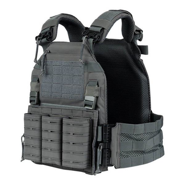 Kamizelka Taktyczna QR Plate Carrier Lasercut 101 Inc. Wolf Grey (129794)