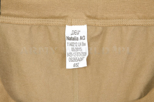 Military Drawers Underpants Bundeswehr Desert Original Used 