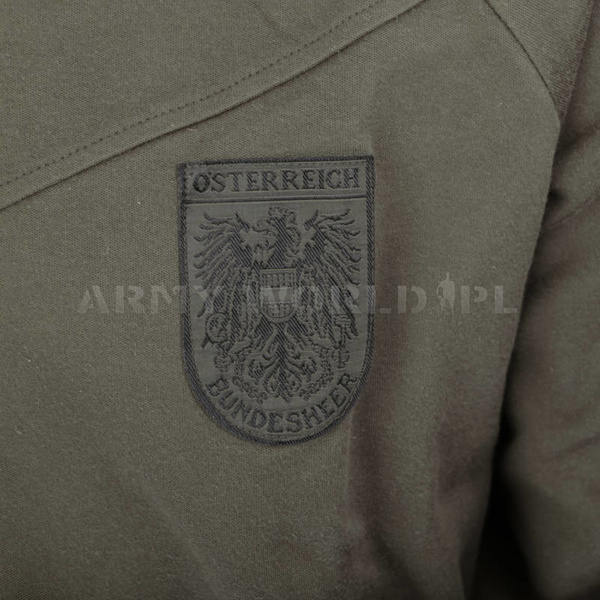 Bluza Dresowa Wojskowa Austriacka M2 Olive Oryginał Demobil BDB