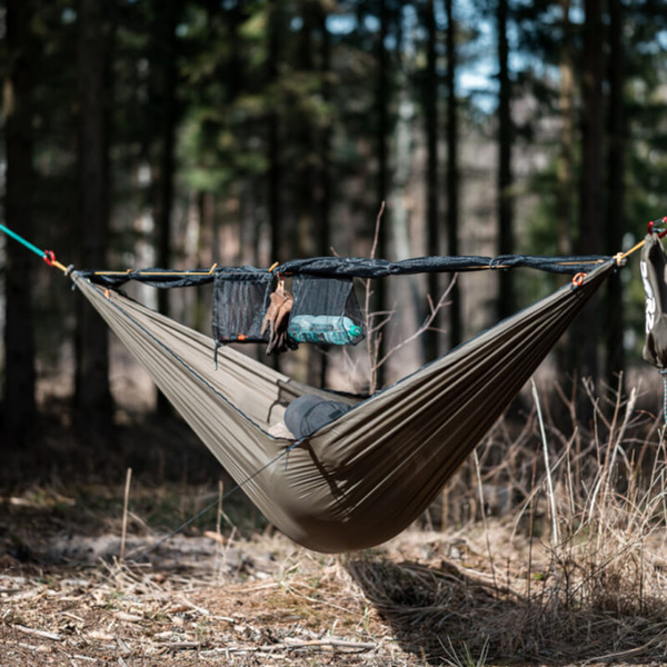 Hamak ZORZA I 3,5 x 1,5 m z Zawieszeniem Whoopie Sling FlyHamak Dark Olive