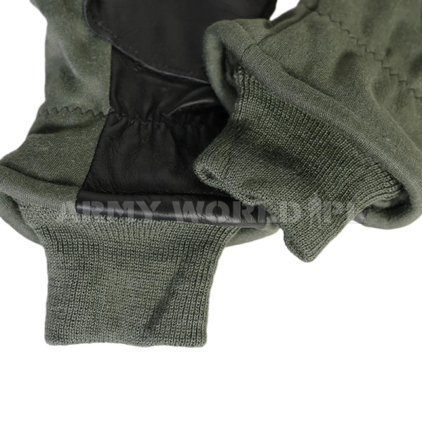 Rękawice Pilota Zimowe Intermediate Cold US Army Olive Oryginał Nowe