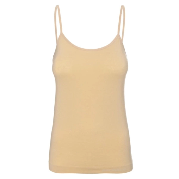 Koszulka Damska Camisole Comfort Cotton Brubeck Beżowa (CM0021W / CM00210A)