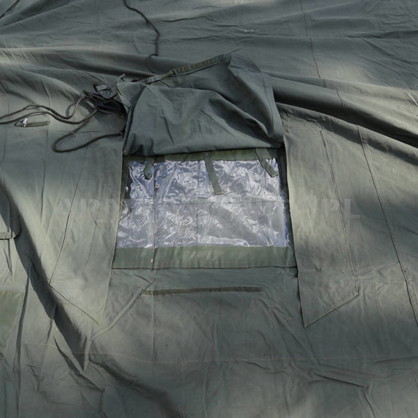 Czasza Namiotu Wojskowa Holenderska Łukowa TentDoek Oryginał Demobil BDB