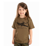 T-shirt Dziecięcy Junior Bombowiec Łoś Olive