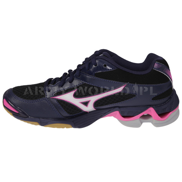 Buty Sportowe Halowe Wave Bolt 6 MIZUNO Różowe Oryginał Nowe