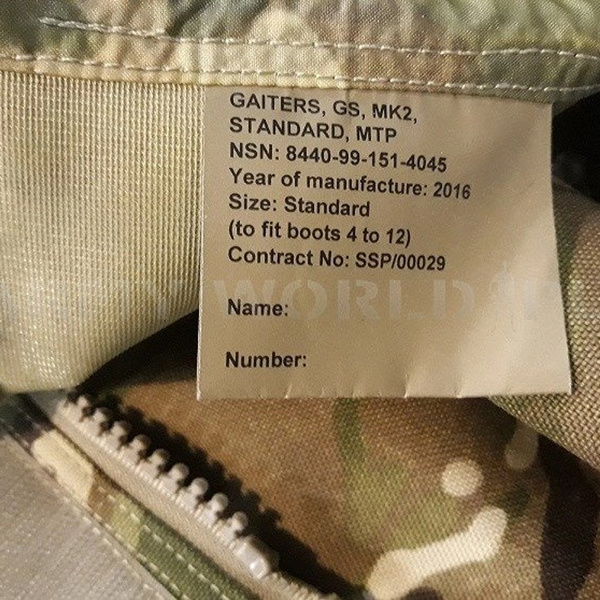 British Army Gaiters GS MK2 MTP Original New