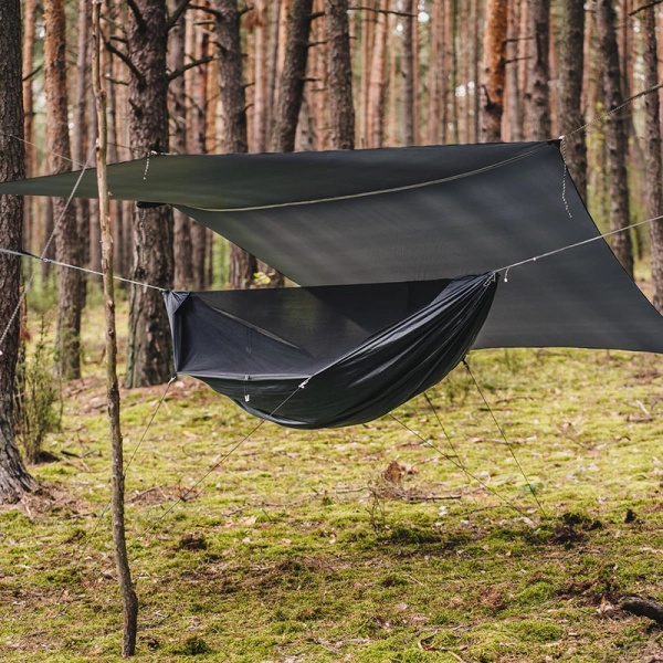 Hamak DRAKA Lesovik 25 + System Zawieszenia SNEKA Olive Green / Treetop