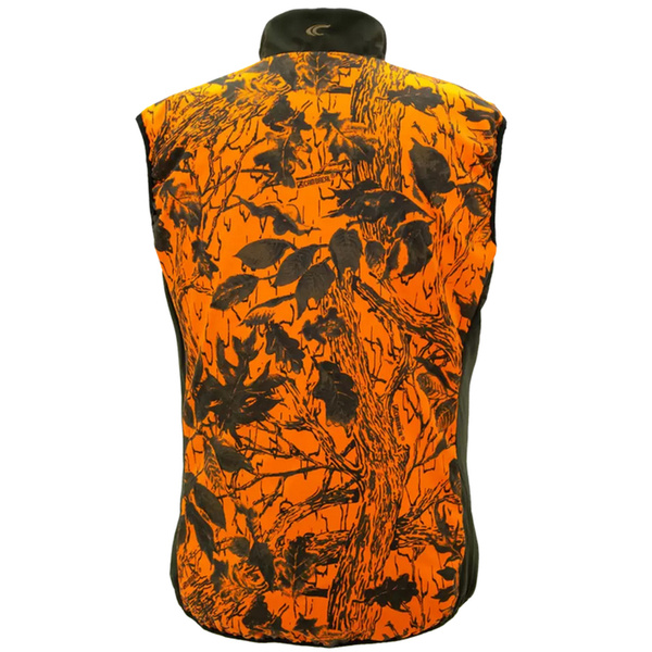 Ultra Loden Reversible Vest G-LOFT® Carinthia Olive / Orange Blaze Camo 