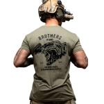 T-Shirt Team Brothers In Arms Olive