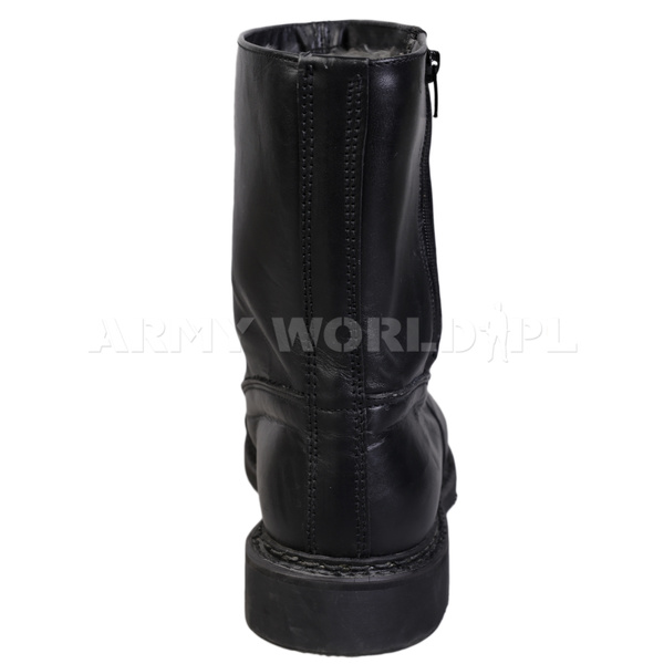 Insulated Derby Boots with Zipper Black Surplus