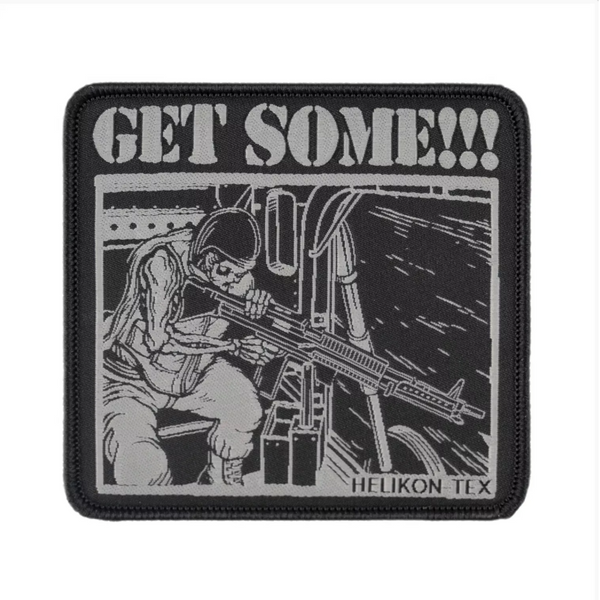 Emblemat Get some! Patch Helikon-Tex Czarny (OD-GTS-PO-01)