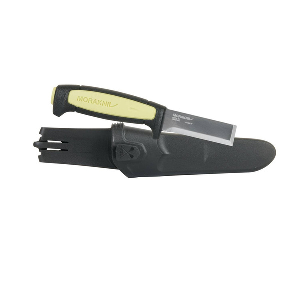 Morakniv® Chisel Knife Carbon Steel Blac /Lemon