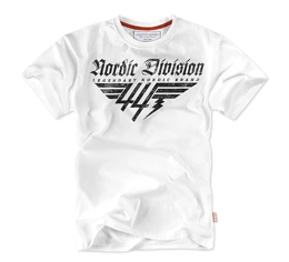 T-shirt Nordic Division Doberman's Aggressive Biały