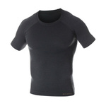 Men's T-shirt Comfort Wool Merino Brubeck Graphite