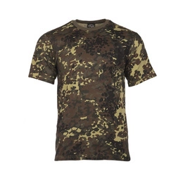 Military T-shirt Flecktarn Short sleeves Mil-tec New (11012021)